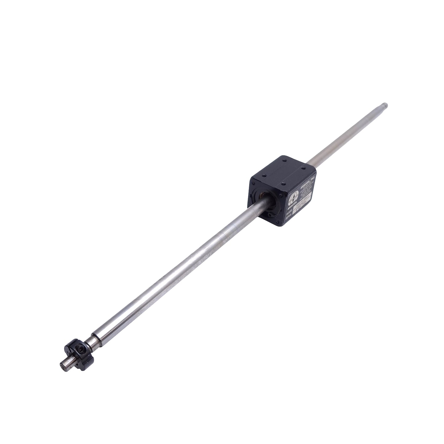 Used Amacoil RS3-10-4R5.0 Rolling Ring Linear Drive Nut, 5mm Pitch, 425mm Rail Length