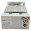 Used SMC NCDY2S15H-0200 Guided Cylinder, ø5/8in Bore, 2in Stroke, 100psi, #10-32UNF
