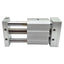 Used SMC NCDY2S15H-0200 Guided Cylinder, ø5/8in Bore, 2in Stroke, 100psi, #10-32UNF