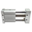 Used SMC NCDY2S15H-0200 Guided Cylinder, ø5/8in Bore, 2in Stroke, 100psi, #10-32UNF