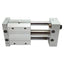 Used SMC NCDY2S15H-0200 Guided Cylinder, ø5/8in Bore, 2in Stroke, 100psi, #10-32UNF