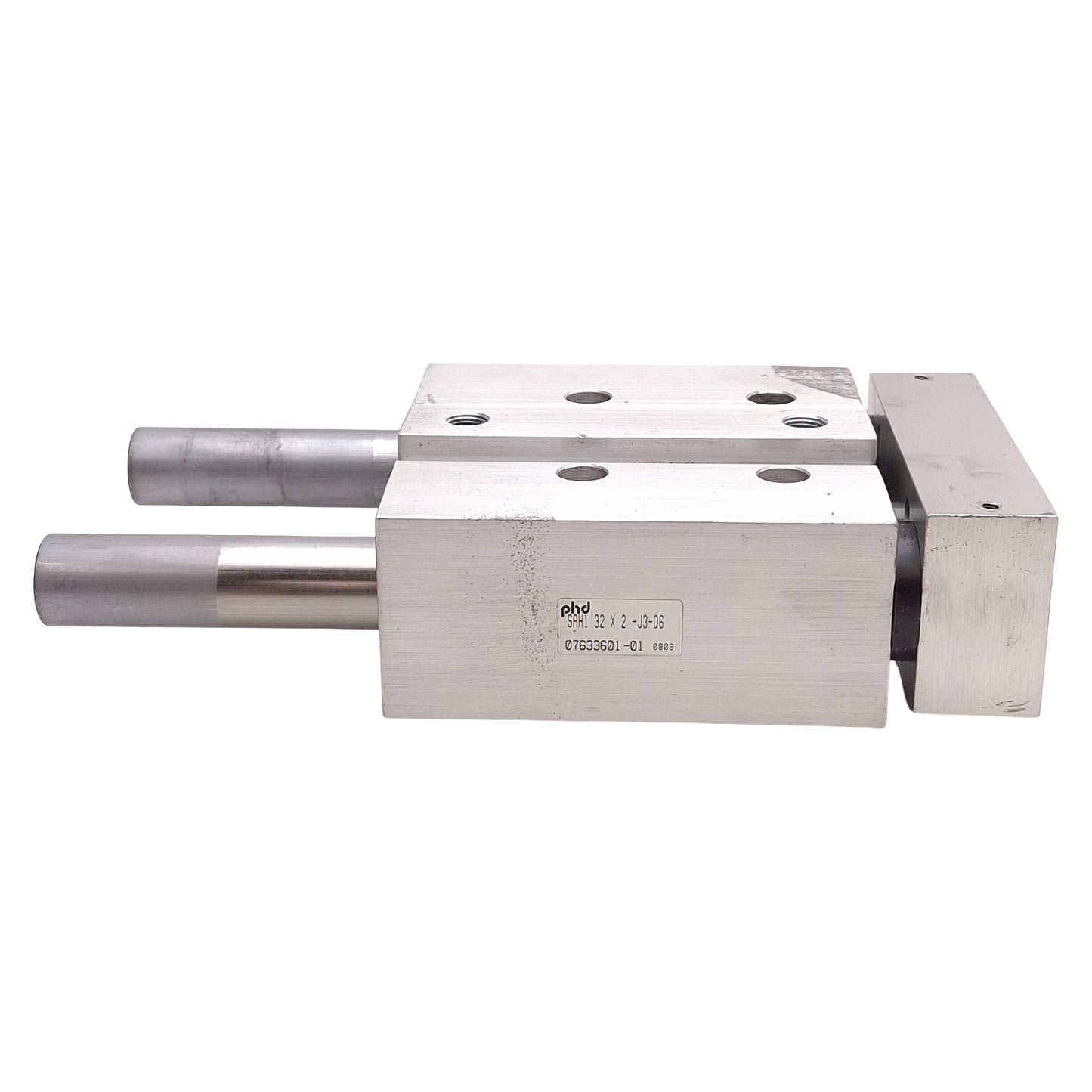 Used Phd SAH132X2-J3-Q6 Pneumatic Thruster Slide, ø32mm Bore, 2in Stroke, 1/8in NPT