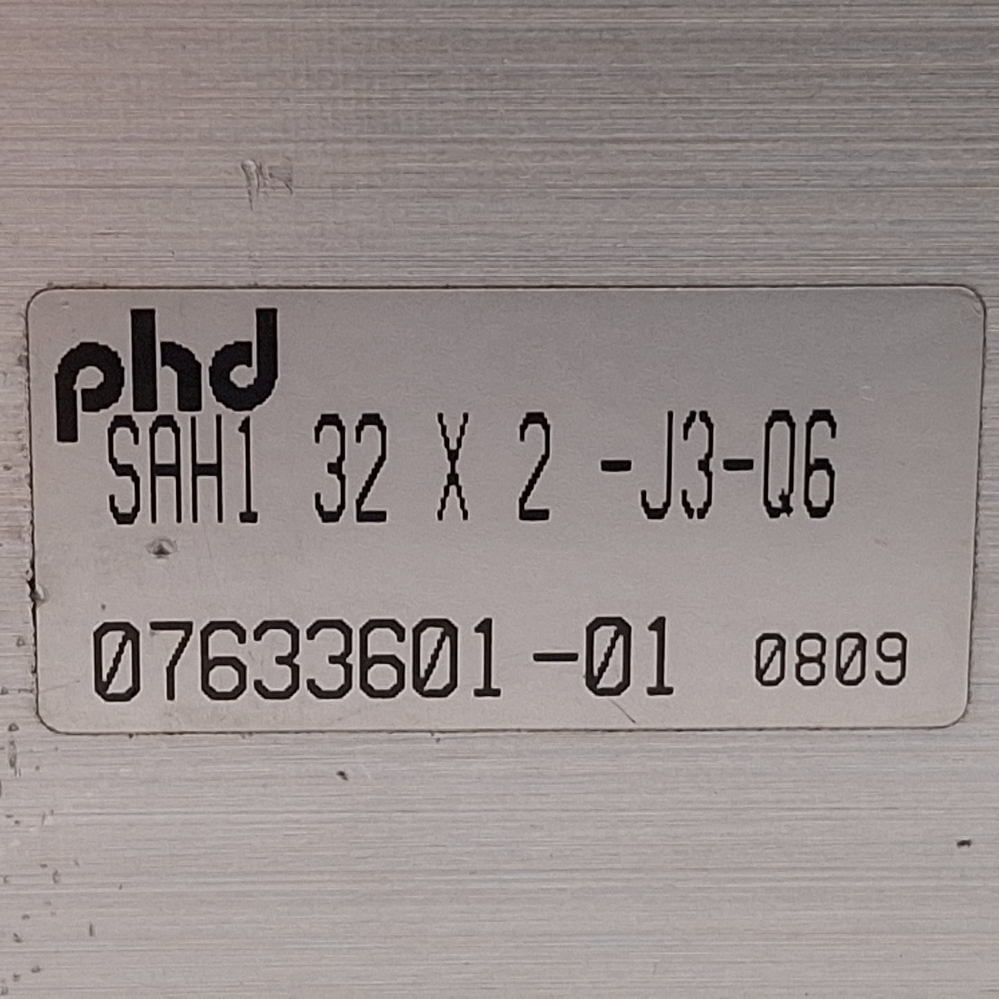 Used Phd SAH132X2-J3-Q6 Pneumatic Thruster Slide, ø32mm Bore, 2in Stroke, 1/8in NPT