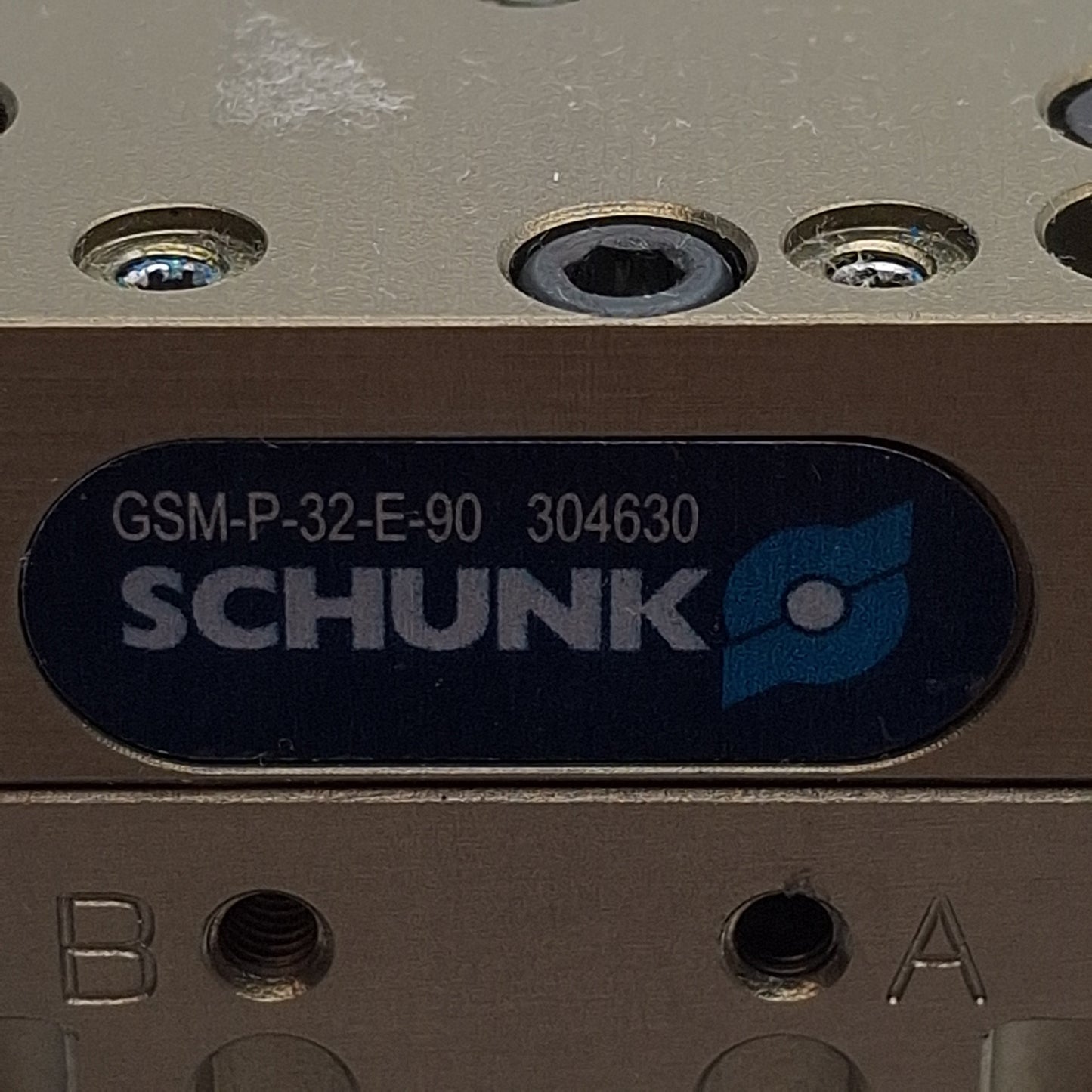Used Schunk GSM-P-32-E-090 Rotary Gripping Module W/ Parallel Gripper, 4mm Stroke
