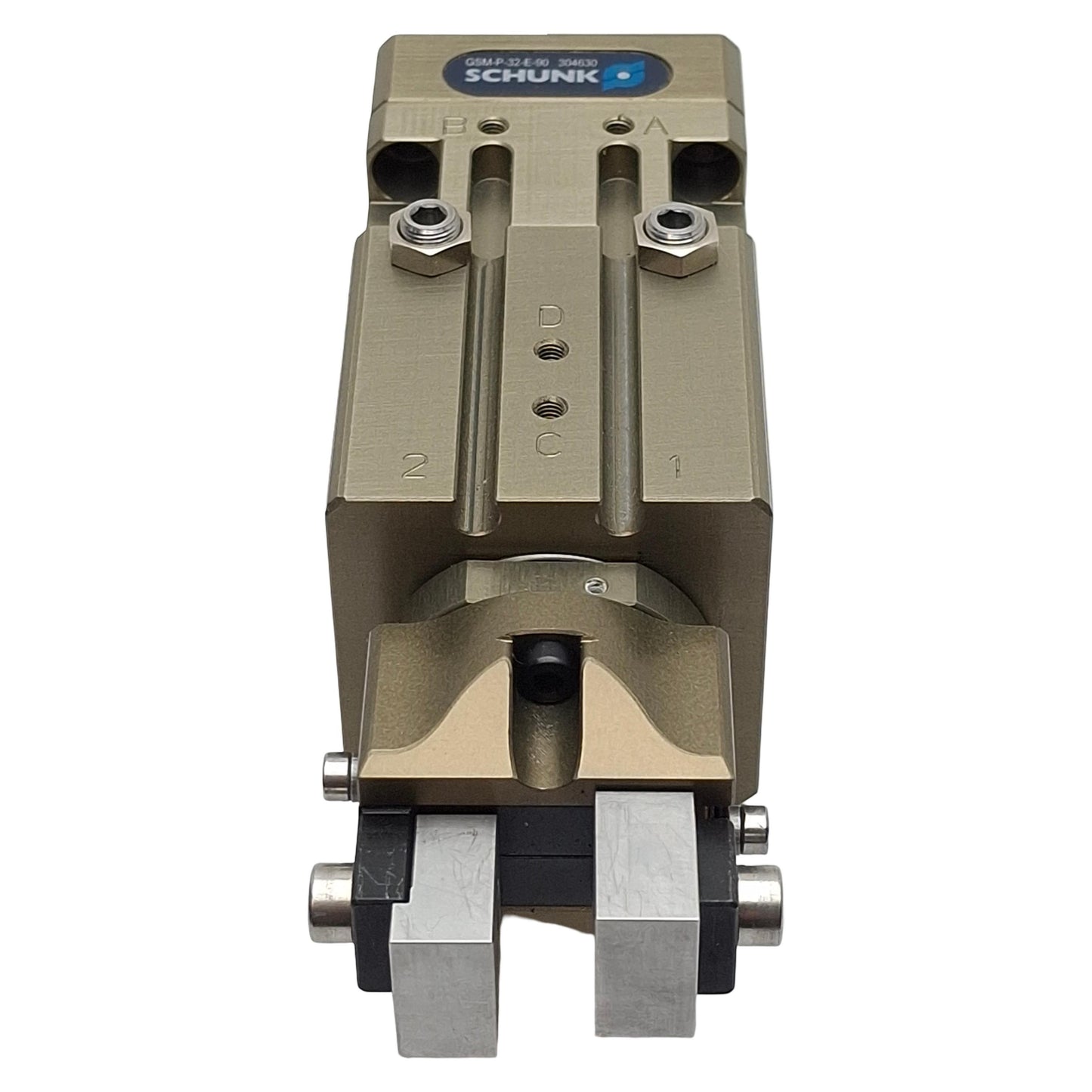 Used Schunk GSM-P-32-E-090 Rotary Gripping Module W/ Parallel Gripper, 4mm Stroke