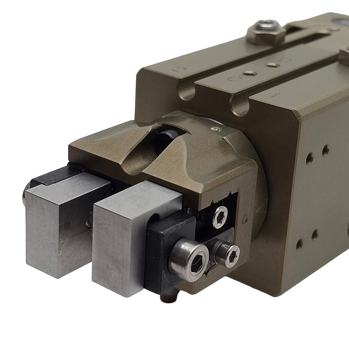 Used Schunk GSM-P-32-E-090 Rotary Gripping Module W/ Parallel Gripper, 4mm Stroke