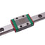 Used Hiwin MGN9H (2x) Linear Guide Blocks w/ 9x520mm Rail, 20mm Pitch, 4.10kN Max