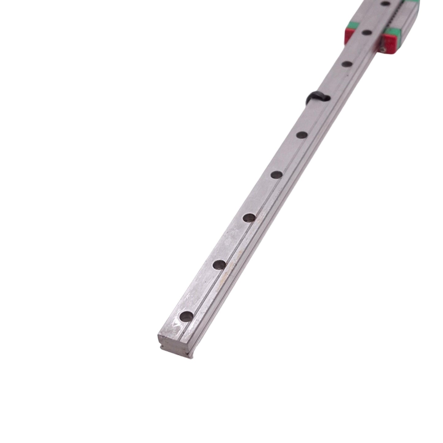 Used Hiwin MGN9H (2x) Linear Guide Blocks w/ 9x520mm Rail, 20mm Pitch, 4.10kN Max