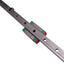 Used Hiwin MGN9H (2x) Linear Guide Blocks w/ 9x520mm Rail, 20mm Pitch, 4.10kN Max