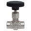 Used Parker 4F-V6LN-SS Stainless Steel Needle Valve, 2-Way, 1/4in NPT, 5000psi Max