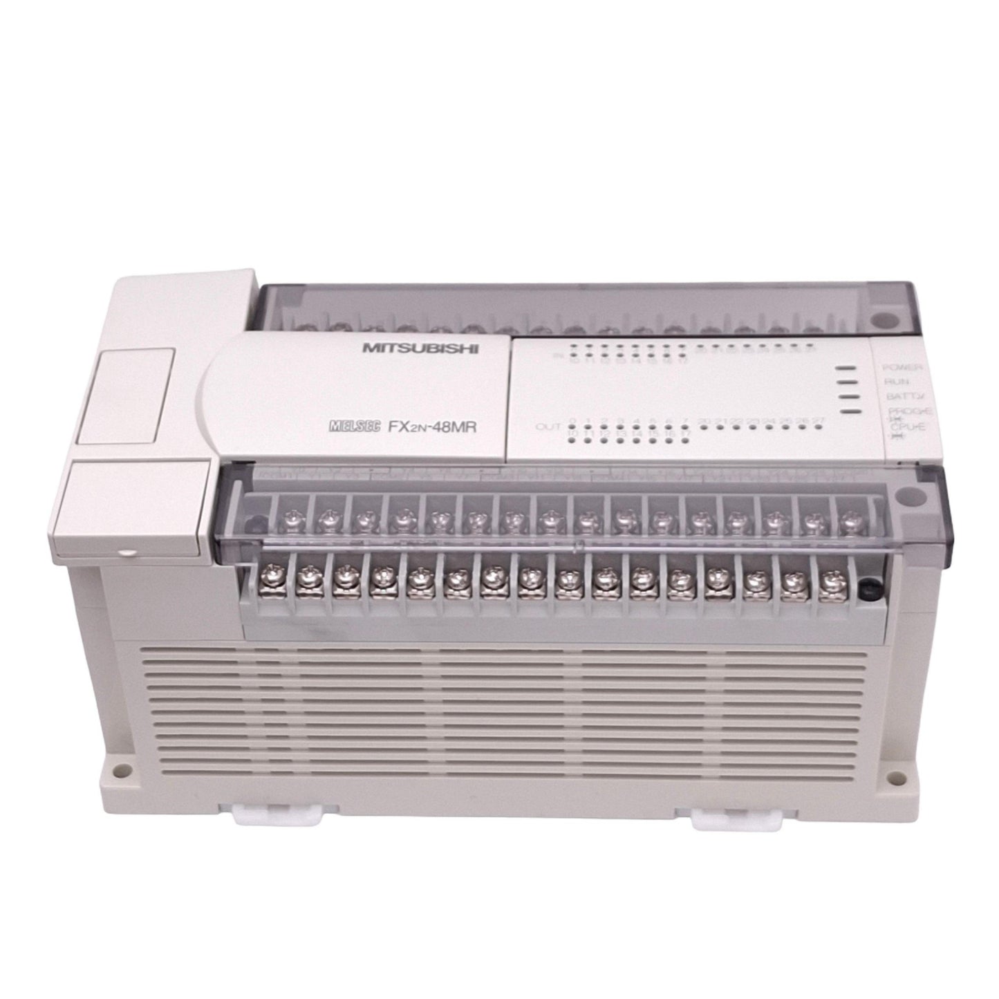 Used Mitsubishi FX2N-48MR-ES/UL Controller for MELSEC-F PLC, 24DI 24DO, 100-240VAC