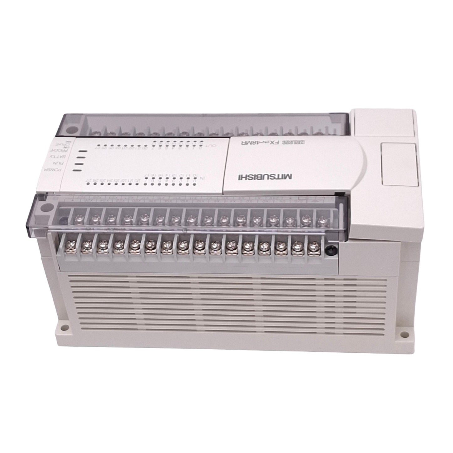 Used Mitsubishi FX2N-48MR-ES/UL Controller for MELSEC-F PLC, 24DI 24DO, 100-240VAC