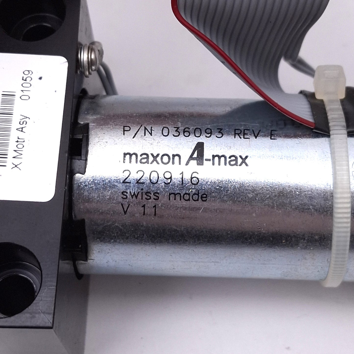 Used Maxon 220916 A-Max DC Motor, 32mm, Graphite Brushes w/ 1000CPR Encoder, 24VDC