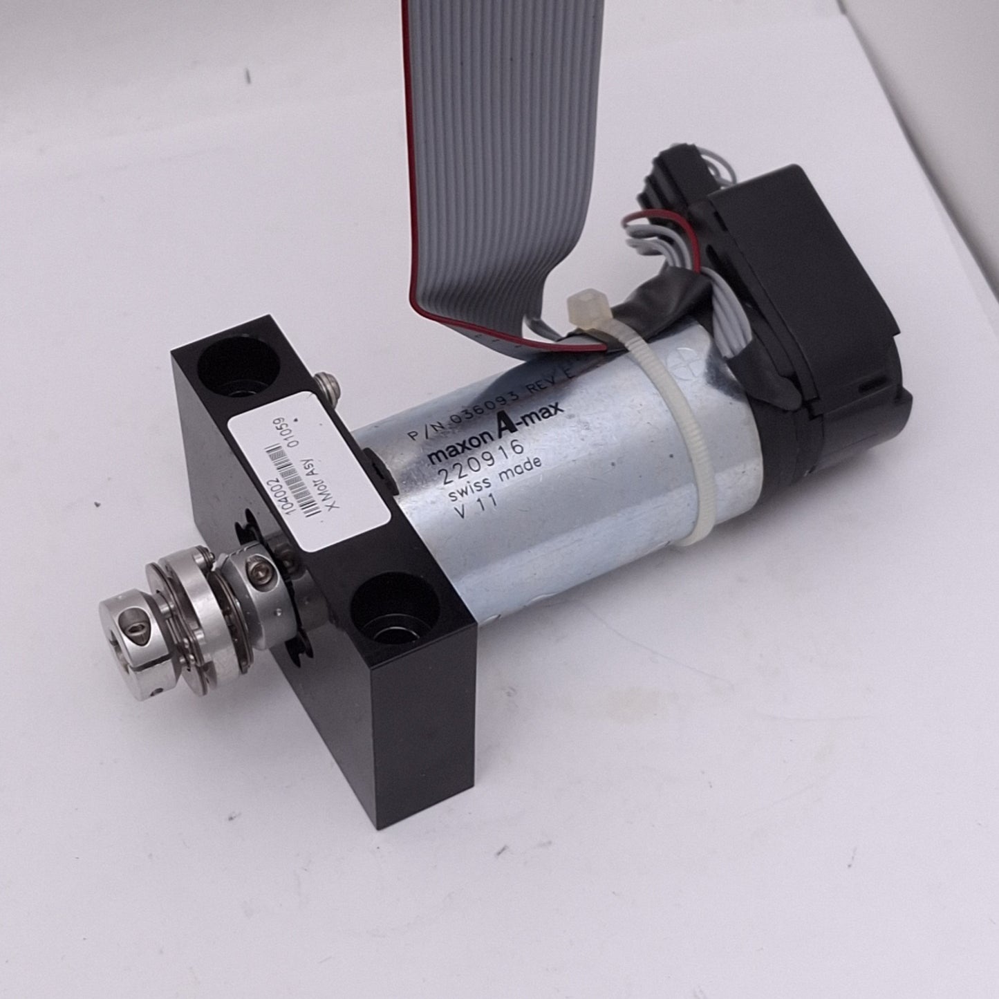 Used Maxon 220916 A-Max DC Motor, 32mm, Graphite Brushes w/ 1000CPR Encoder, 24VDC