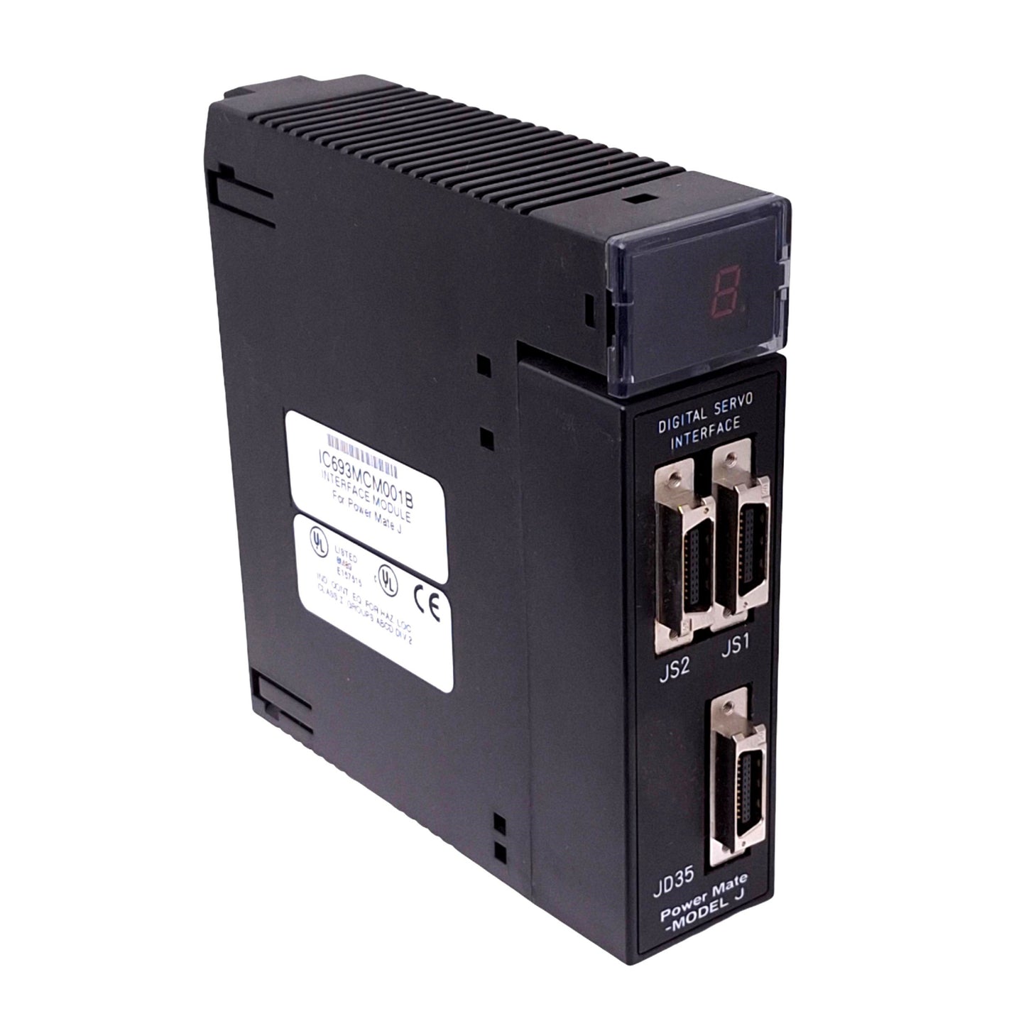 Used GE Fanuc IC693MCM001B Interface Module for Power Mate J Servo, 2-Axis, 24VDC