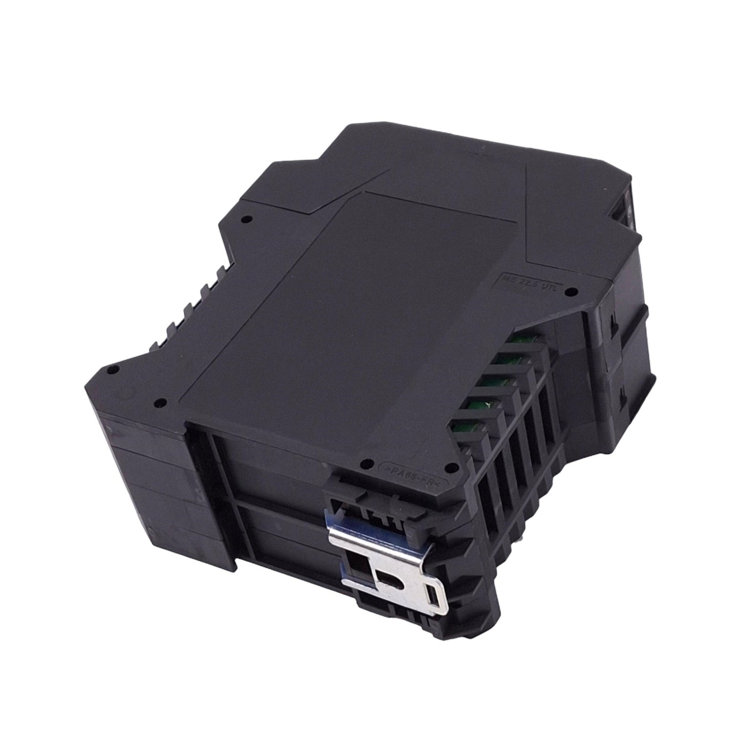 Used Cognex ACC-24I Power Supply, 100-240VAC/90-350VDC In, 24VDC 2A Out, DIN Rail