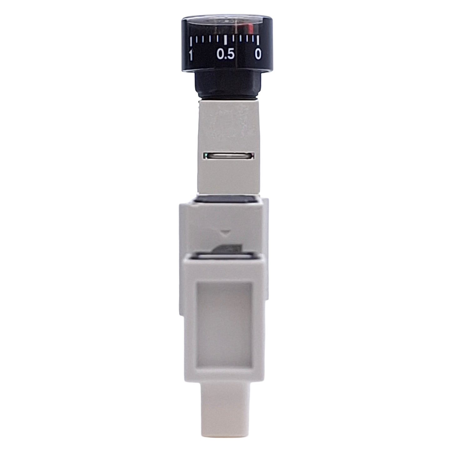 Used SMC SY30M-06-P-3 Solenoid Valve Regulator Module w/ 0-1MPa Gauge, 0.1-0.7MPa