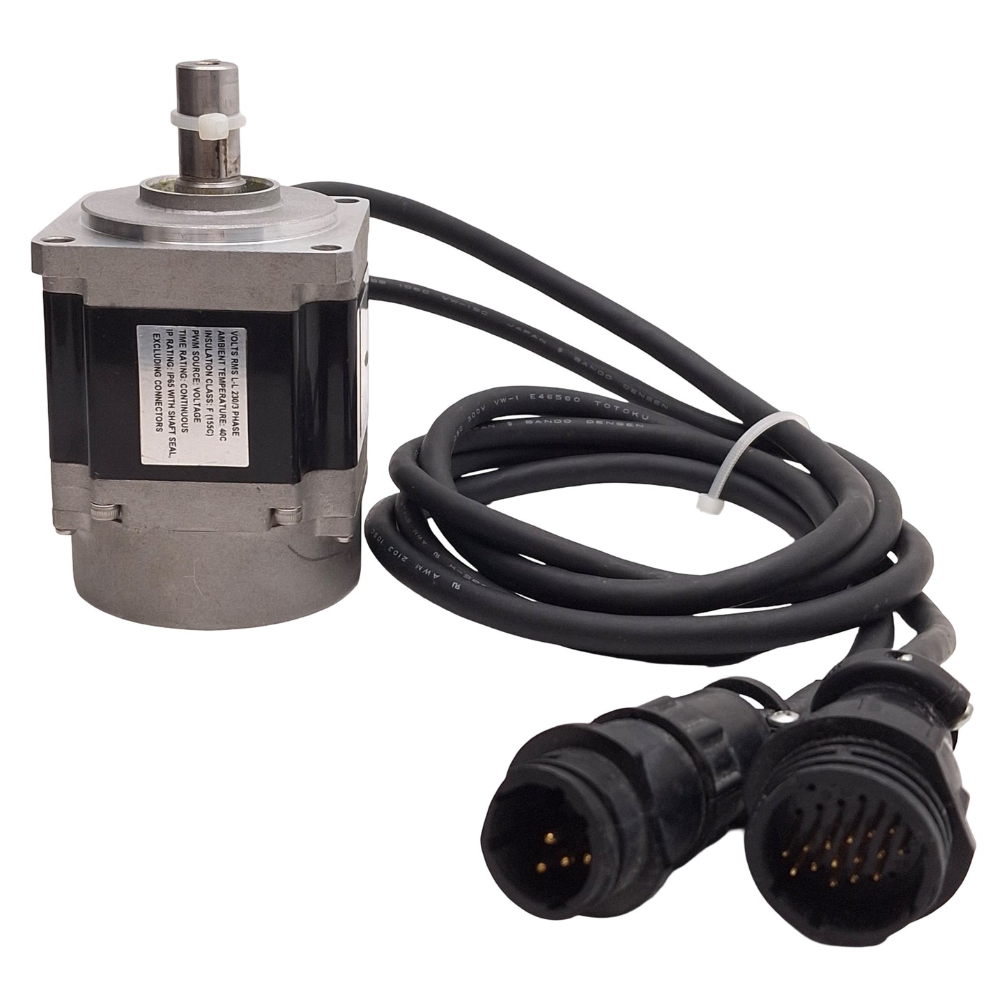 Used Allen Bradley TLY-A220T-HJ62AA Servo Motor, 0.38kW, 6000rpm, 3Ø 230VAC, ø70mm