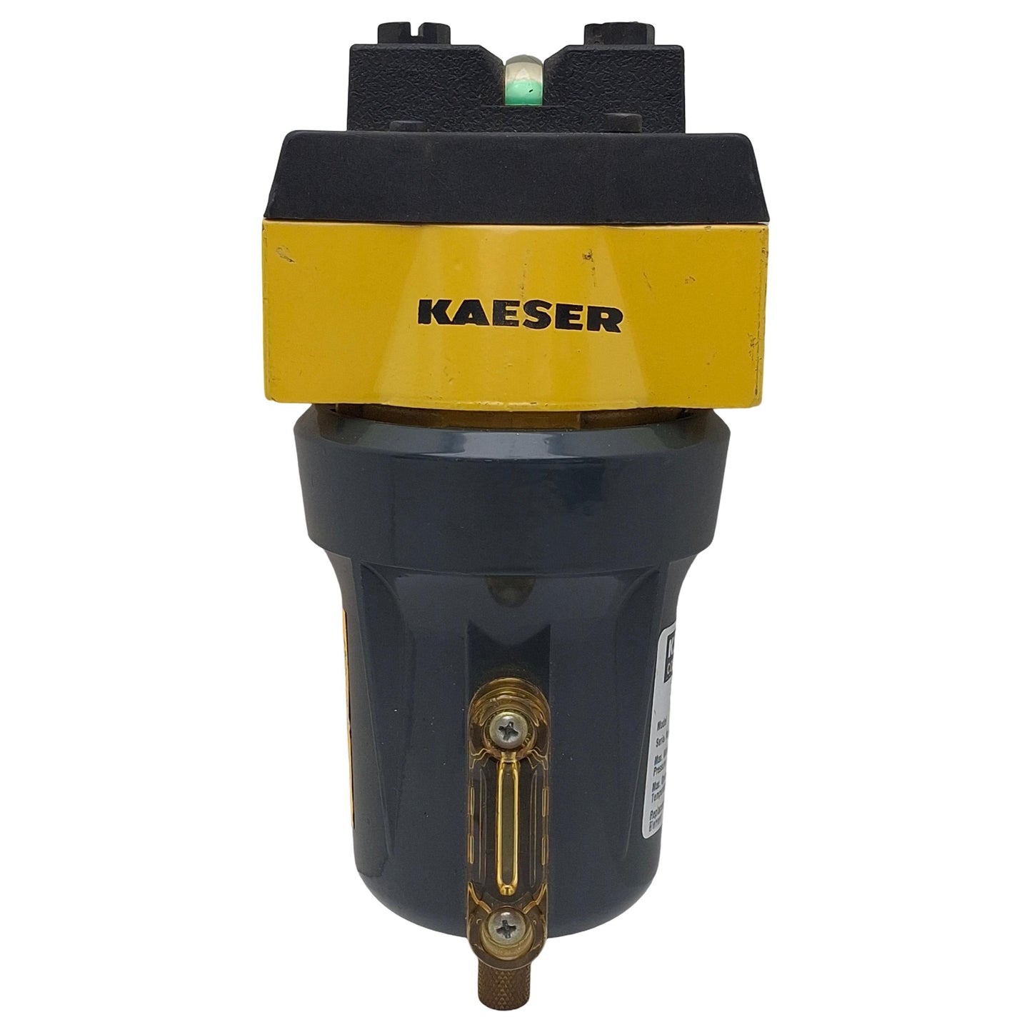 Used Kaeser Compressors KOX-20 Compressed Air Filter, 250psi Max, 1/2in NPT, w/Filter