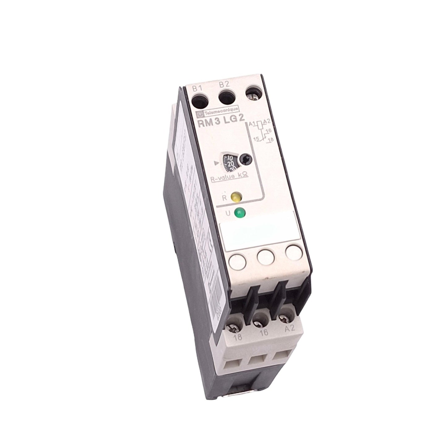 Used Telemecanique RM3LG201FG7 Liquid Level Relay, 110-130VAC Control, 5A Max
