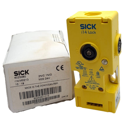 New Sick i14-M0213 Safety Interlock Switch, 2NC/1NO, 1000N Max, 2A 24VDC, M20 x 1