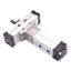 Used SMC MRQBS40-50CBX-X2 Rotary Actuator, 40mm Bore, 50mm Stroke, 170-190° Rotation