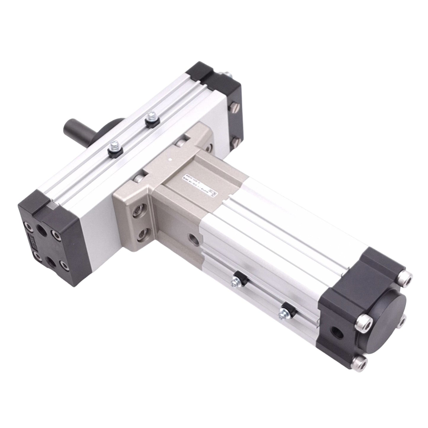 Used SMC MRQBS40-50CBX-X2 Rotary Actuator, 40mm Bore, 50mm Stroke, 170-190° Rotation