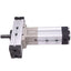 Used SMC MRQBS40-50CBX-X2 Rotary Actuator, 40mm Bore, 50mm Stroke, 170-190° Rotation