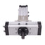 Used SMC MRQBS40-50CBX-X2 Rotary Actuator, 40mm Bore, 50mm Stroke, 170-190° Rotation