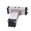 Used SMC MRQBS40-50CBX-X2 Rotary Actuator, 40mm Bore, 50mm Stroke, 170-190° Rotation