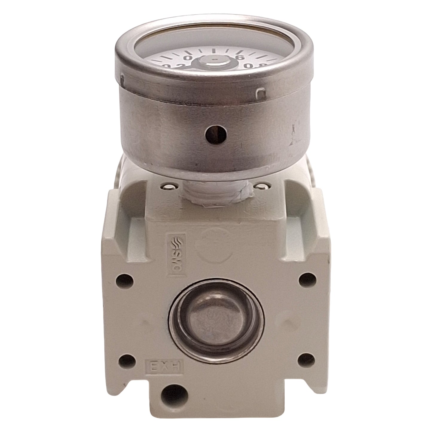 Used SMC IR1220-F01-A Pneumatic Regulator, 0.02-0.8MPa Set, 1.0MPa Supply, G1/8 Ports