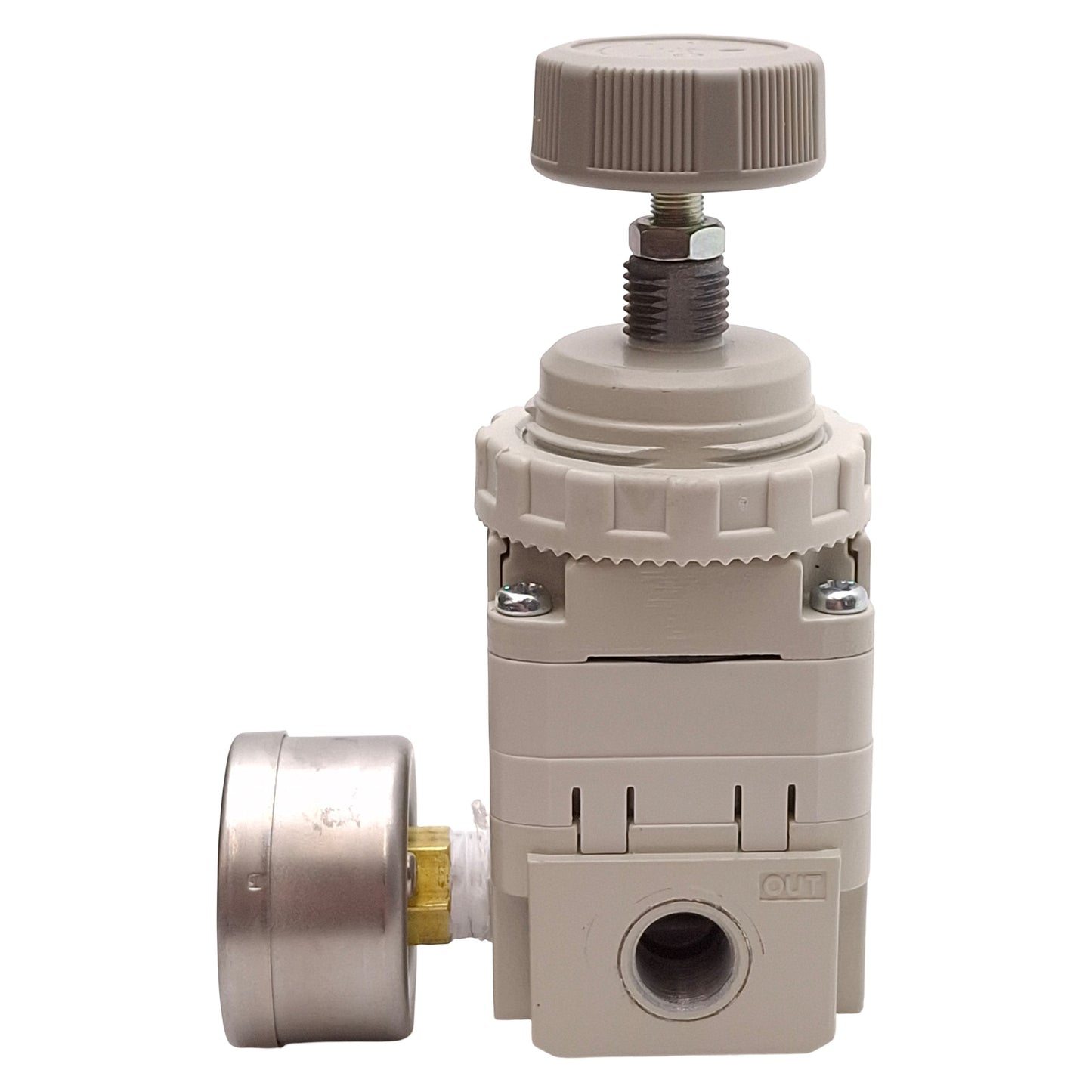 Used SMC IR1220-F01-A Pneumatic Regulator, 0.02-0.8MPa Set, 1.0MPa Supply, G1/8 Ports