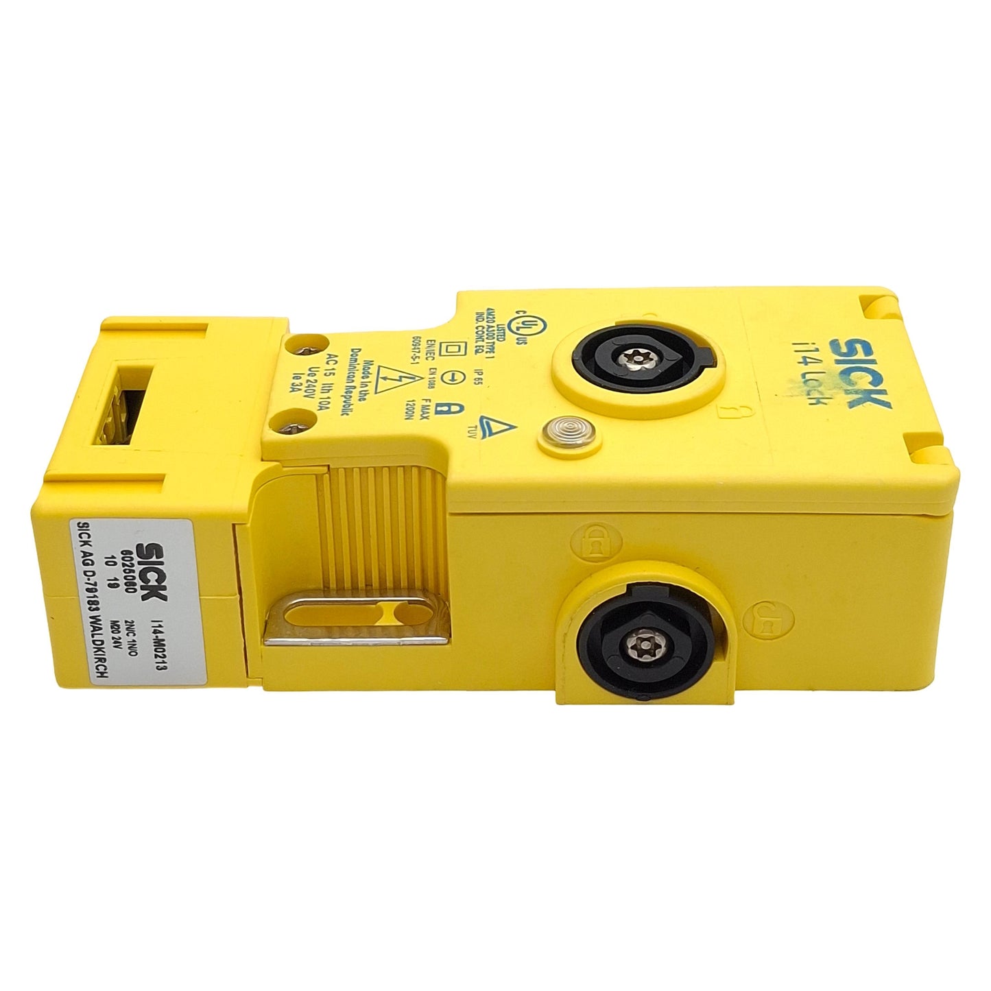 New – Open box Sick i14-M0213 Safety Interlock Switch, 2NC/1NO, 1000N Max, 24VDC 2A, M20 x 1