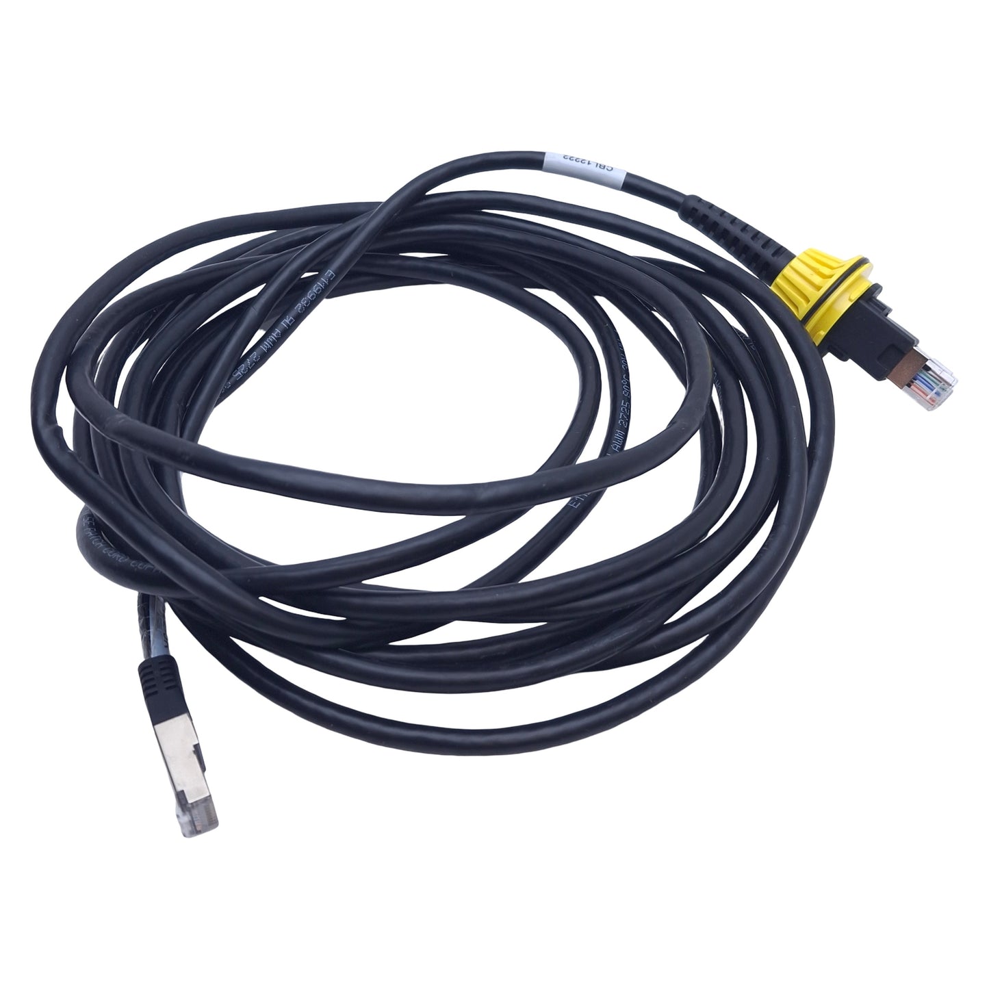 Used Cognex 300-1122-5R Dataman Barcode Reader Scanner Ethernet Cable, 5m, RJ45