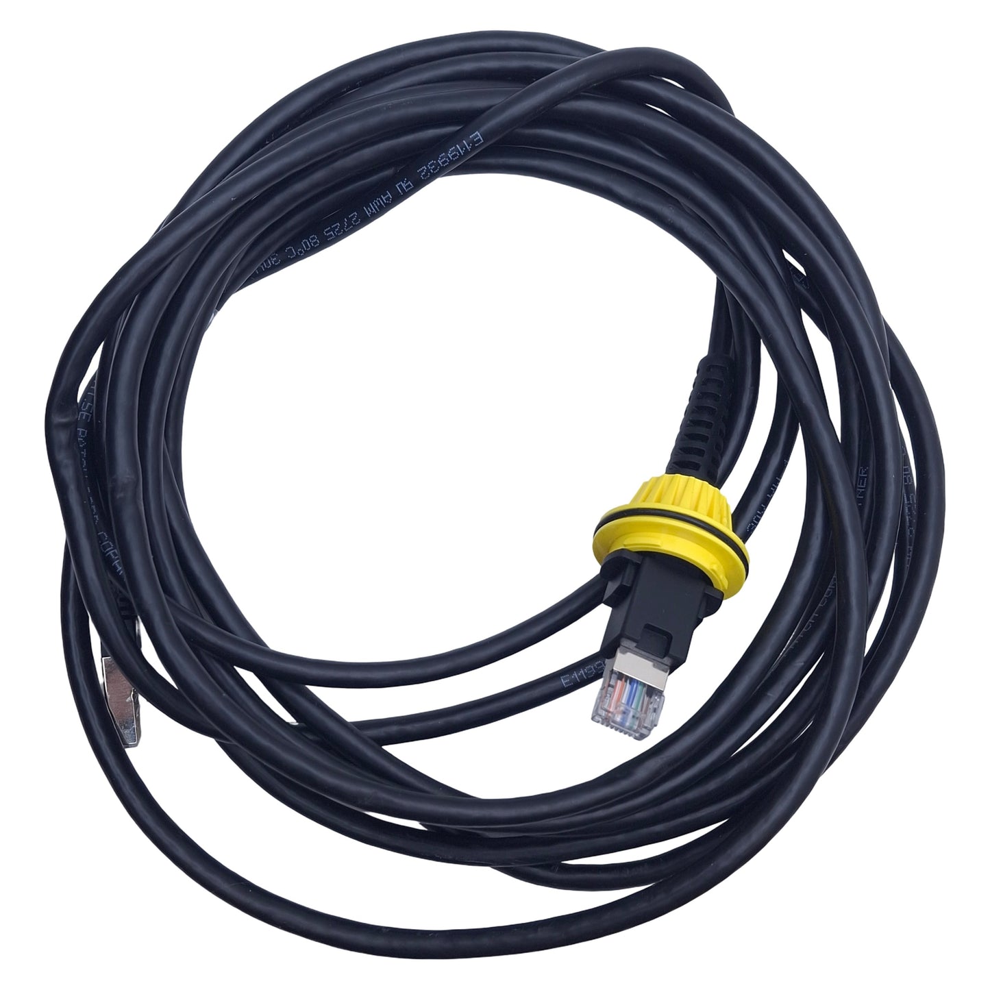Used Cognex 300-1122-5R Dataman Barcode Reader Scanner Ethernet Cable, 5m, RJ45