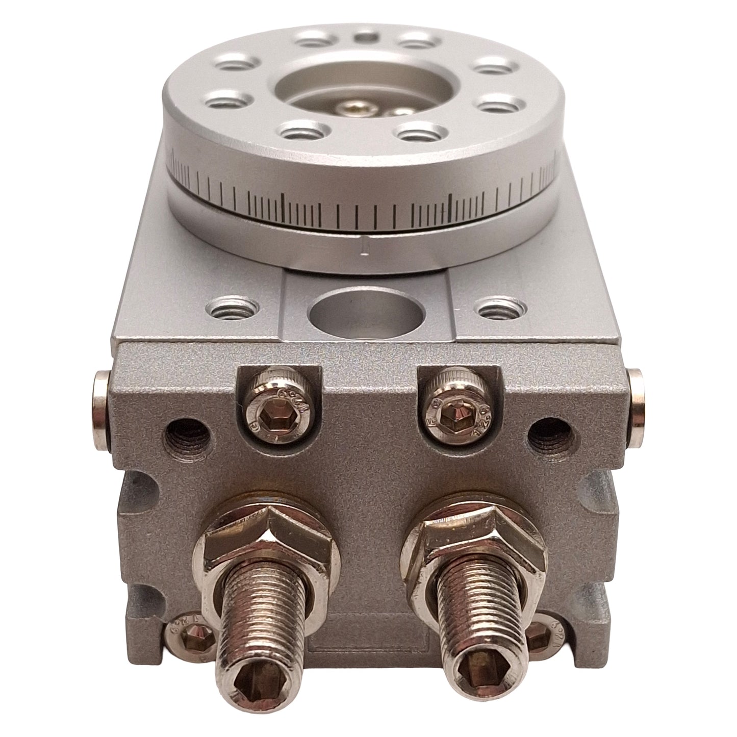 New SMC MSQB10A Rotary Cylinder, ø15mm Bore, 0-190° Rotation, 0.1-1.0MPa, M5x0.8