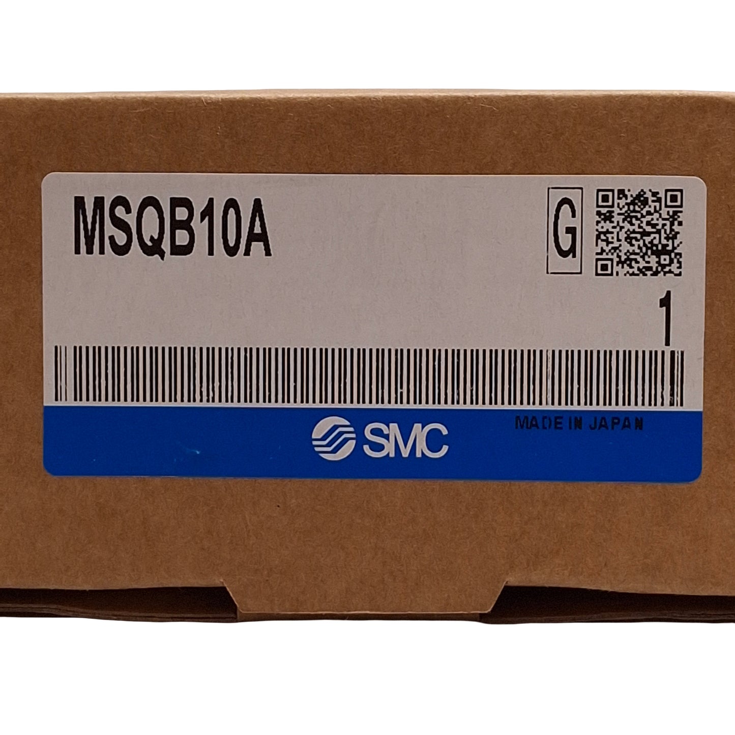 New SMC MSQB10A Rotary Cylinder, ø15mm Bore, 0-190° Rotation, 0.1-1.0MPa, M5x0.8