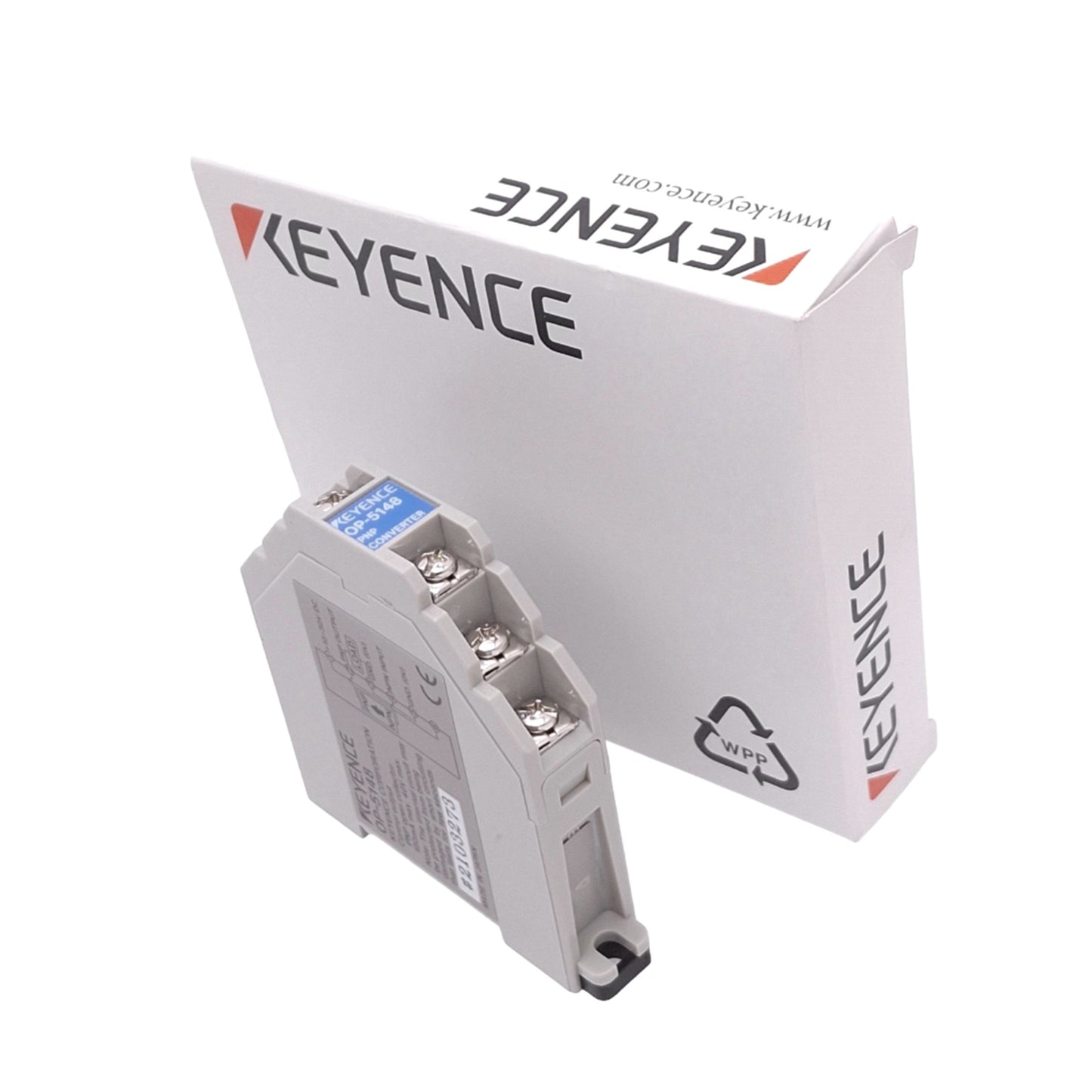 New Keyence OP-5148 PNP Adapter, 10-30VDC, NPN to PNP Open, 10-30VDC