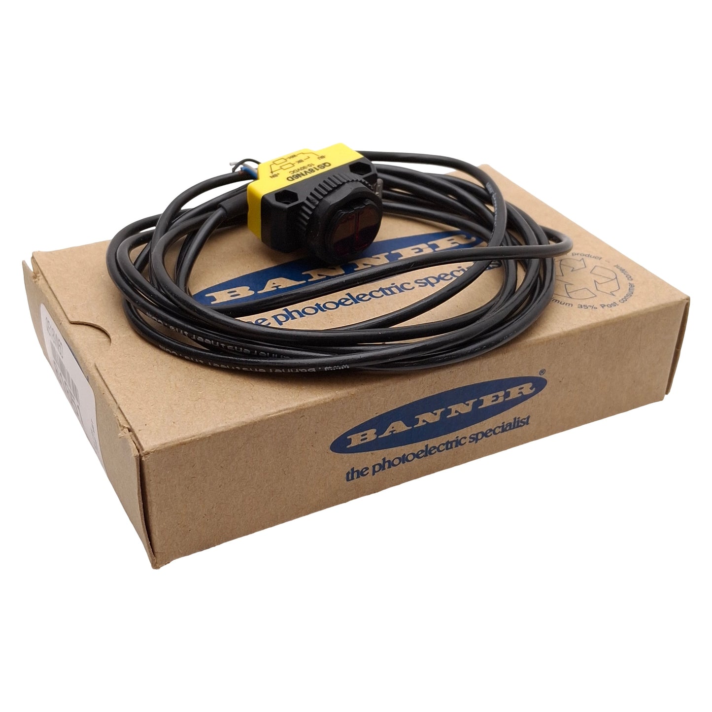 New – Open box Banner QS18VN6D 61651 WORLD-BEAM Photoelectric Sensor, NPN, 450mm, 10-30VDC