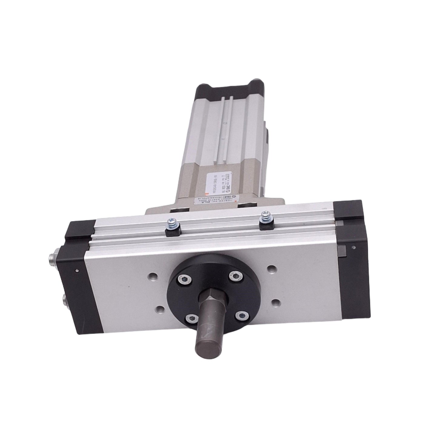 Used SMC MRQBS40-50NB-XN Rotary Actuator, 40mm Bore, 50mm Stroke, 170-190°, 1/8 NPT