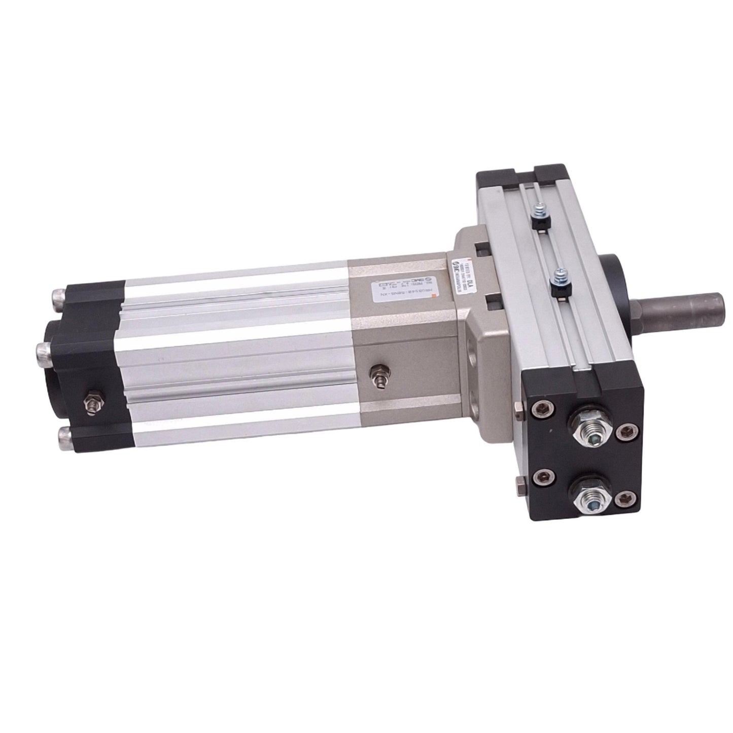 Used SMC MRQBS40-50NB-XN Rotary Actuator, 40mm Bore, 50mm Stroke, 170-190°, 1/8 NPT
