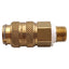 Used Lot of 5 Parker 21KAAN10MPX Rectus Type 21 Quick Coupling, Brass, 1/8in NPT Male