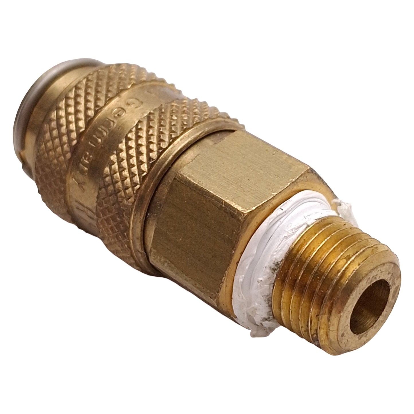 Used Lot of 5 Parker 21KAAN10MPX Rectus Type 21 Quick Coupling, Brass, 1/8in NPT Male