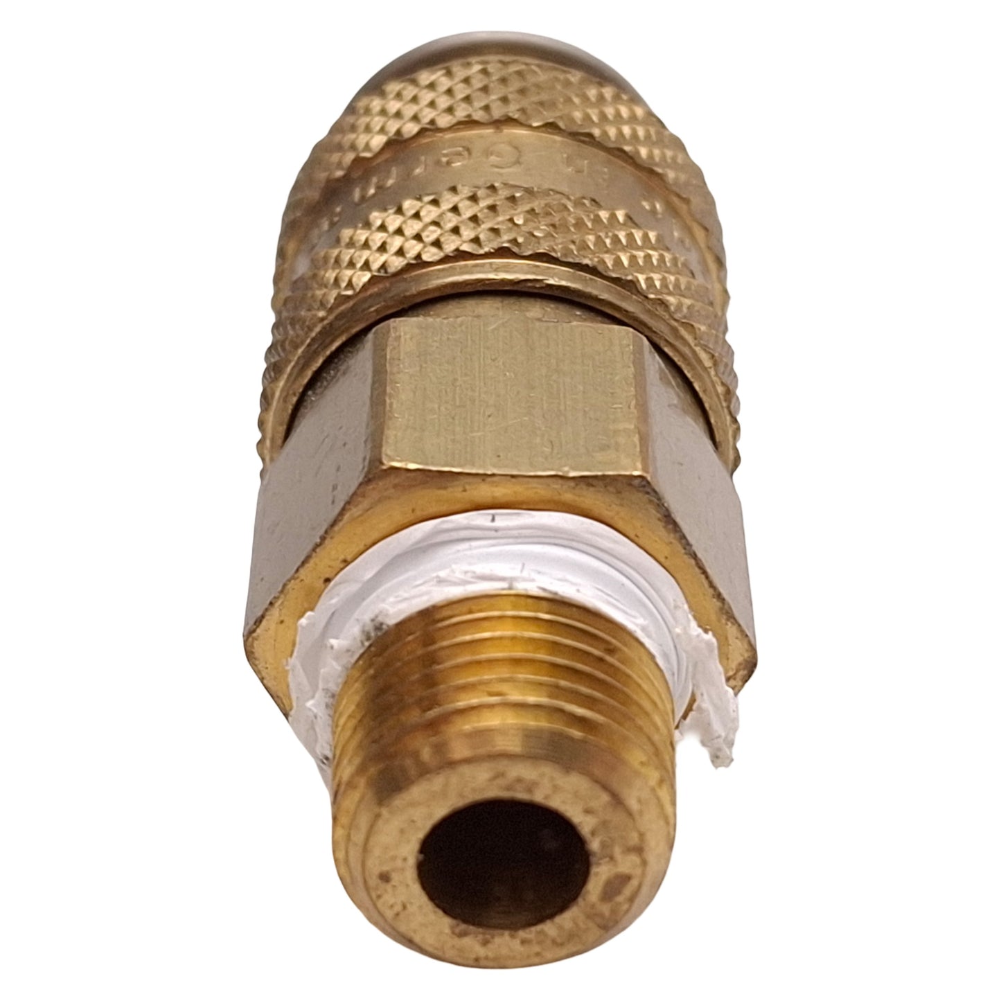 Used Lot of 5 Parker 21KAAN10MPX Rectus Type 21 Quick Coupling, Brass, 1/8in NPT Male