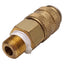 Used Lot of 5 Parker 21KAAN10MPX Rectus Type 21 Quick Coupling, Brass, 1/8in NPT Male