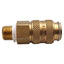 Used Lot of 5 Parker 21KAAN10MPX Rectus Type 21 Quick Coupling, Brass, 1/8in NPT Male