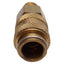 Used Lot of 5 Parker 21KAAN10MPX Rectus Type 21 Quick Coupling, Brass, 1/8in NPT Male