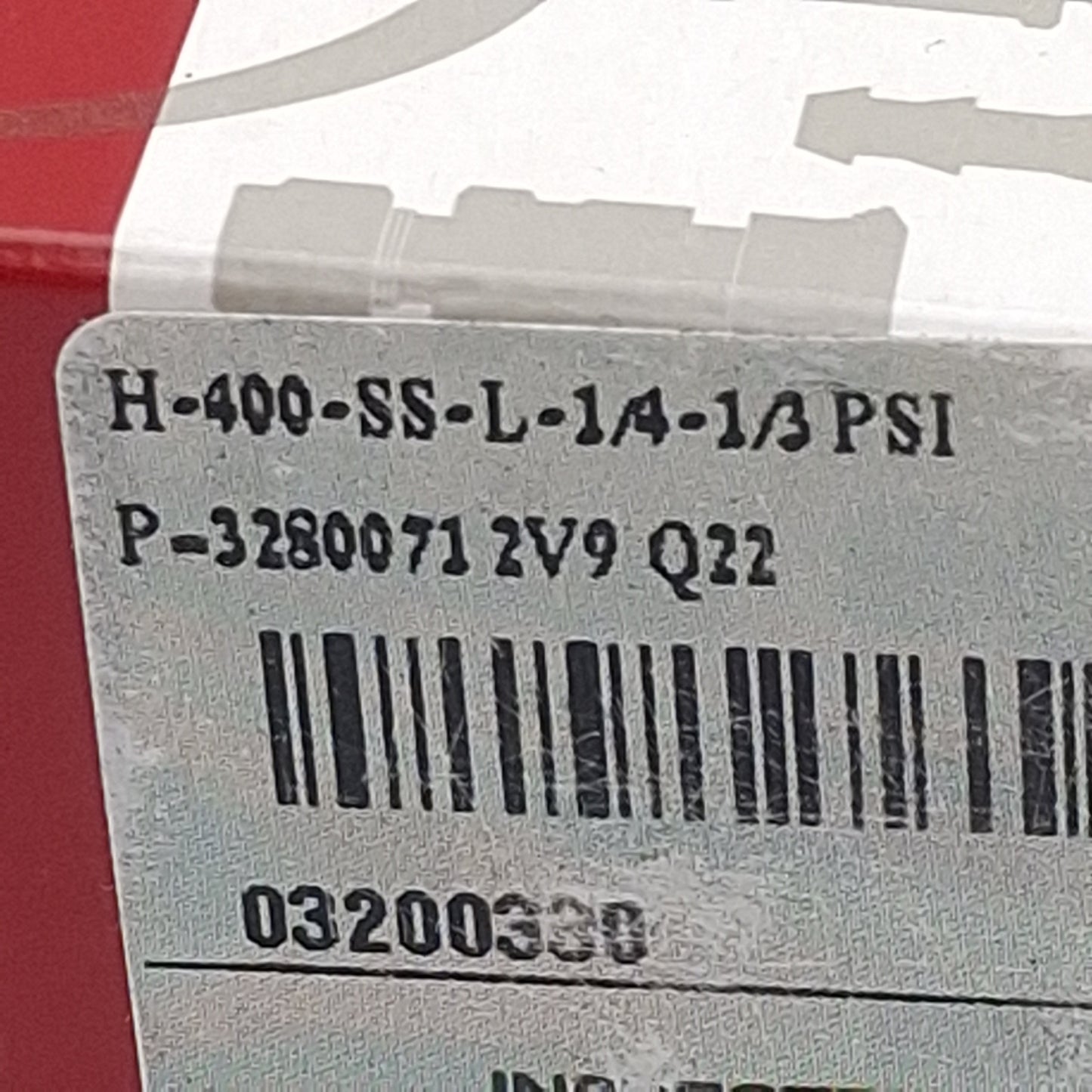 New Ham-Let H400SSL1/41/3PSI Check Valve, 1/4in x 1/4in Let-Lok Tube Fitting, 1/3psi