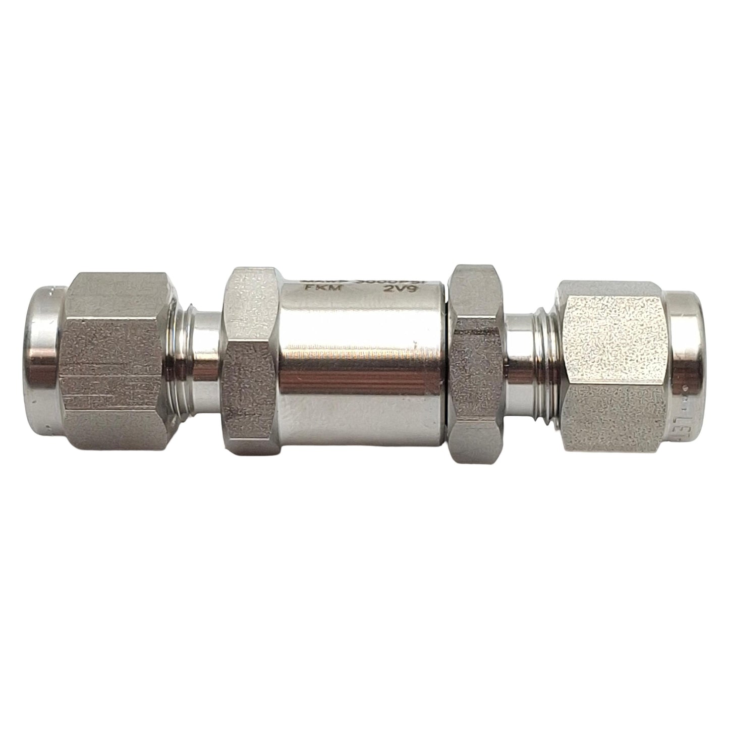 New Ham-Let H400SSL1/41/3PSI Check Valve, 1/4in x 1/4in Let-Lok Tube Fitting, 1/3psi