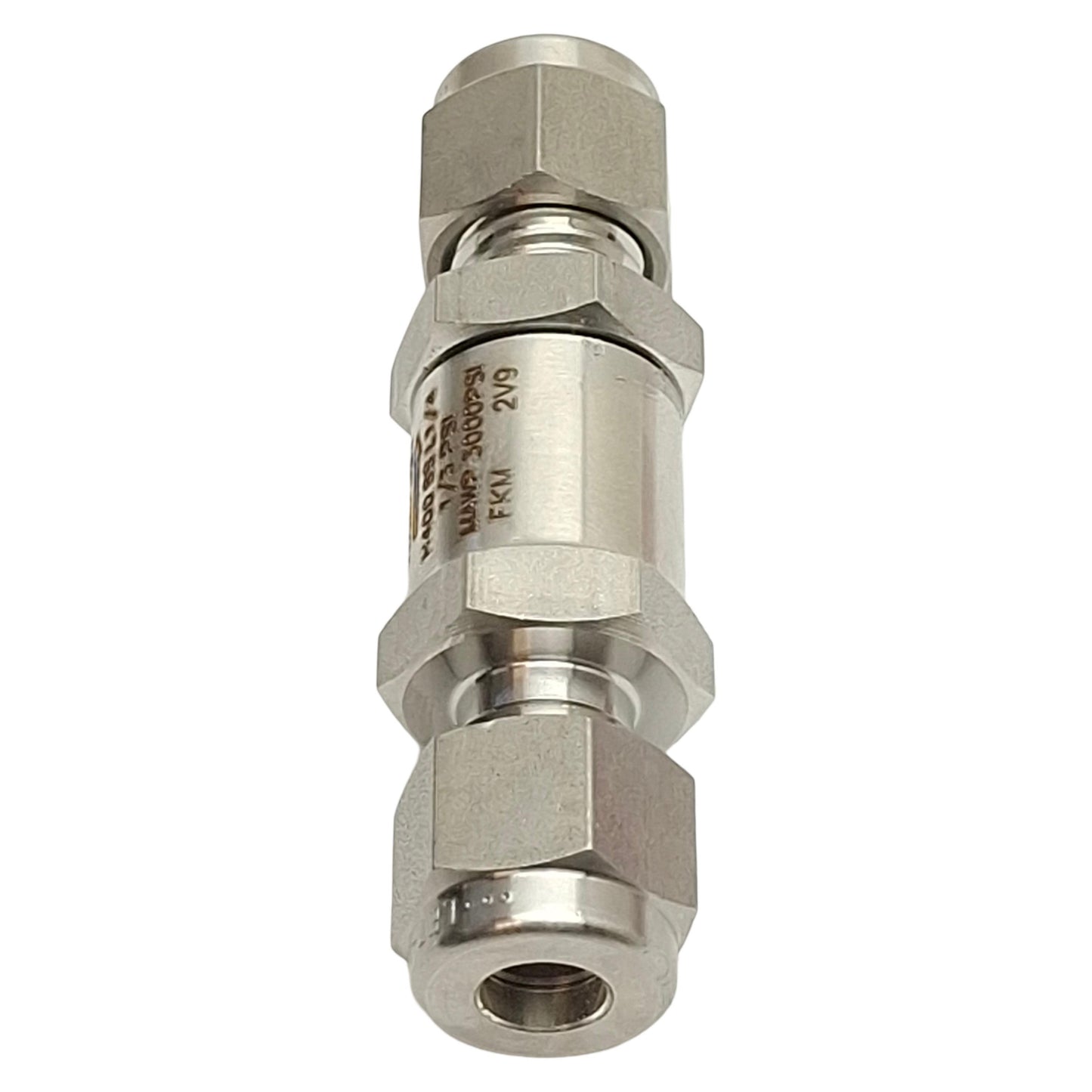New Ham-Let H400SSL1/41/3PSI Check Valve, 1/4in x 1/4in Let-Lok Tube Fitting, 1/3psi
